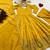 Mustard Yellow Embroidered Anarkali Gown with Intricate Zari Work & Flared Ethnic Party Wear Dress