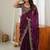 Designer Thread, Sequin Embroidery saree For Festive Party wear