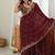 Designer Thread, Sequin Embroidery saree For Festive Party wear