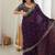 Designer Thread, Sequin Embroidery saree For Festive Party wear