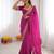 Designer Sequin Embroidery Badhani Saree for Festive Party wear