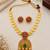 Multicolor gold-plated occasion necklace set