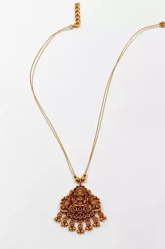 Classic gold-plated necklace