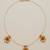 Elegant gold-plated necklace