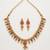 Multicolor gold-plated designer necklace set