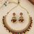 Multicolor antique gold beaded necklace set
