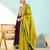 Wine silk blend embroidered anarkali set