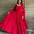 Red georgette embroidered anarkali set