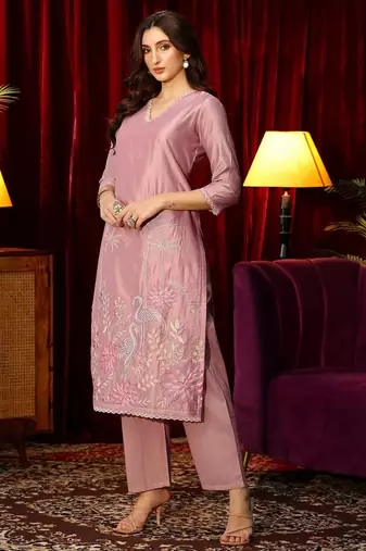 Premium Pink Embroidered Pakistani Suit with Designer Dupatta