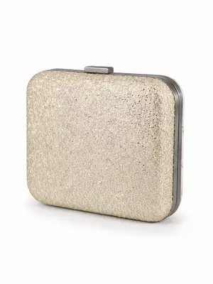 Indian Prince Portrait Embellished Clutch Bag with Gold Detail 4
