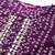 Women purple & white bandhani printed pure cotton kurta