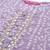 Women lavender & white bandhani printed gotta patti cotton straight kurta