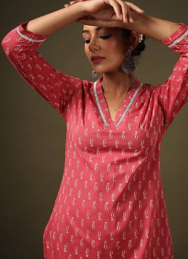 Ethnic motifs printed kurta