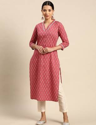 Ethnic motifs printed kurta 3