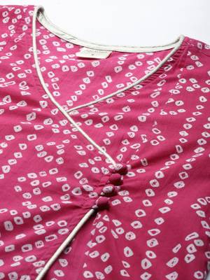Bandhani printed kurta 2