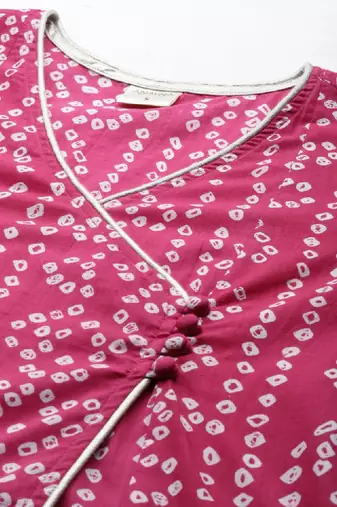 Bandhani printed kurta