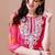 Pailey embroidered chikankari shadow work georgette straight kurta