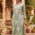 Floral embroidered notch neck chikankari straight kurta