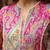 Women ethnic motifs printed flared sleeves mirror work kurta
