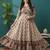 Floral printed angrakha anarkali kurta