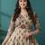 Floral printed angrakha anarkali kurta