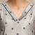Floral printed flared sleeves straight chanderi cotton kurta