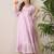 Women floral embroidered thread work floral anarkali kurta