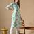 Women v-neck floral printed kurta