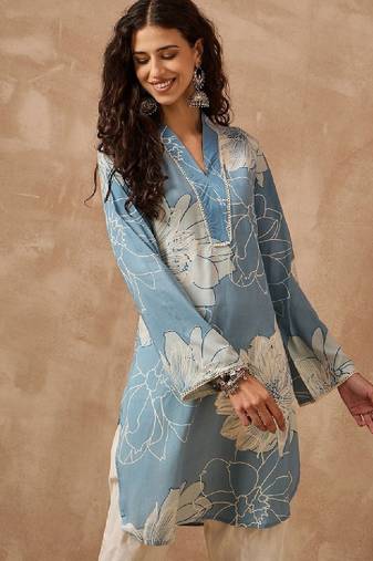Women floral printed kurta