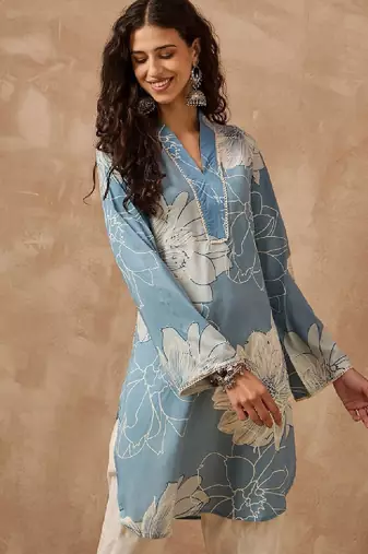 Women floral printed kurta