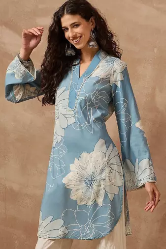 Women floral printed kurta