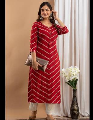 Women maroon viscose rayon kurtas 3