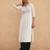 Floral embroidered kurta