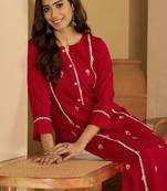 Embroidered straight kurtas