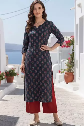Women ethnic printed kurta
