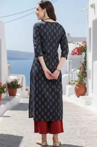 Women ethnic printed kurta