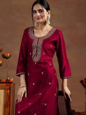 Women khadi khadi kurta 1