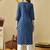 Women floral embroidered floral kurta