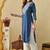 Women floral embroidered floral kurta