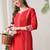 Women embroidered mirror work floral kurta