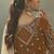 off white upada silk blend woven with lace border designer saree