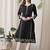 Women embroidered thread work floral kurta