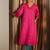 Women floral embroidered thread work kurta