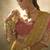 mustard upada silk blend woven with lace border designer saree