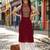 Women ethnic motifs embroidered patchwork kurta