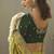 olive upada silk blend woven with lace border designer saree