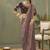 mauve upada silk blend woven with lace border designer saree