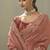 salmon upada silk blend woven with lace border designer saree