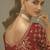 salmon upada silk blend woven with lace border designer saree