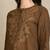 Women embroidered regular sleeves thread work kurta
